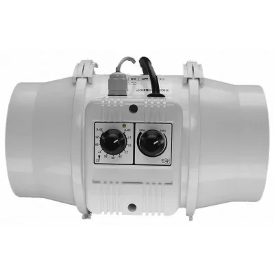 Extracteur TT-UN - Ø125mm - 280m3/H - Thermostat/Variateur