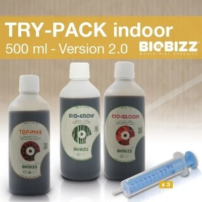 Pack Try-Pack Indoor 500 ml Biobizz