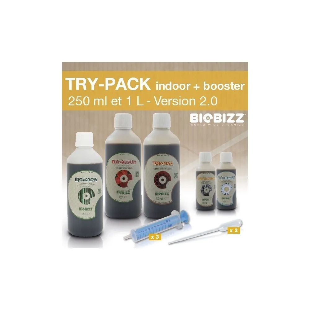 Pack Biobizz 1L Try-Pack Indoor + BOOSTER
